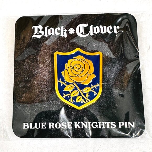 Black Clover Blue Rose Knights Pin - Official Loot Crate Collectible - New - Picture 1 of 3
